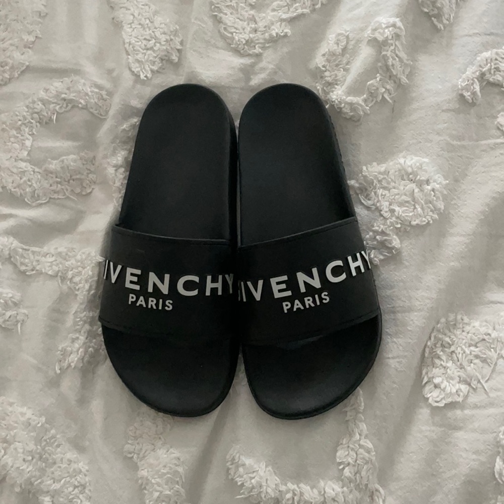 Women’s Black Givenchy Slides